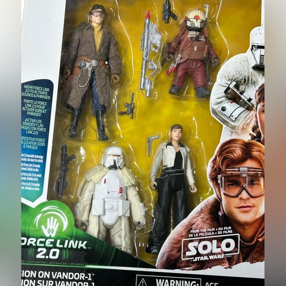 Star Wars - Solo - Force Link 2.0 Mission on Vandor-1 Action Figure Set - BNIB - Picture 2 of 5